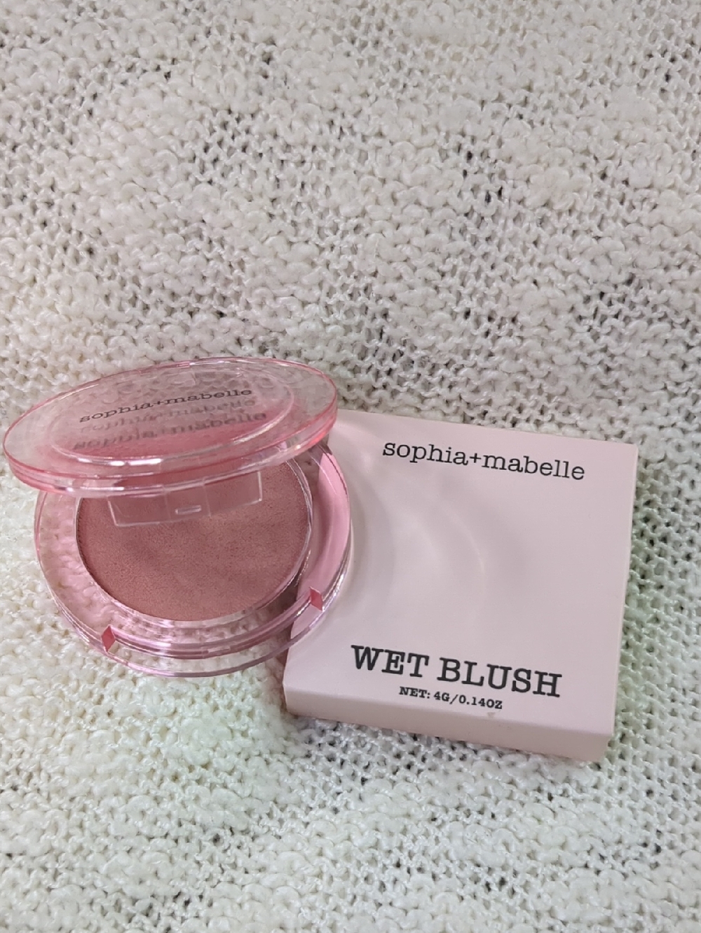 Sophia + Mabelle Bubbly Wet Blush, 4g/0.14oz